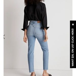 Madewell perfect vintage straight jeans 24 nj109
